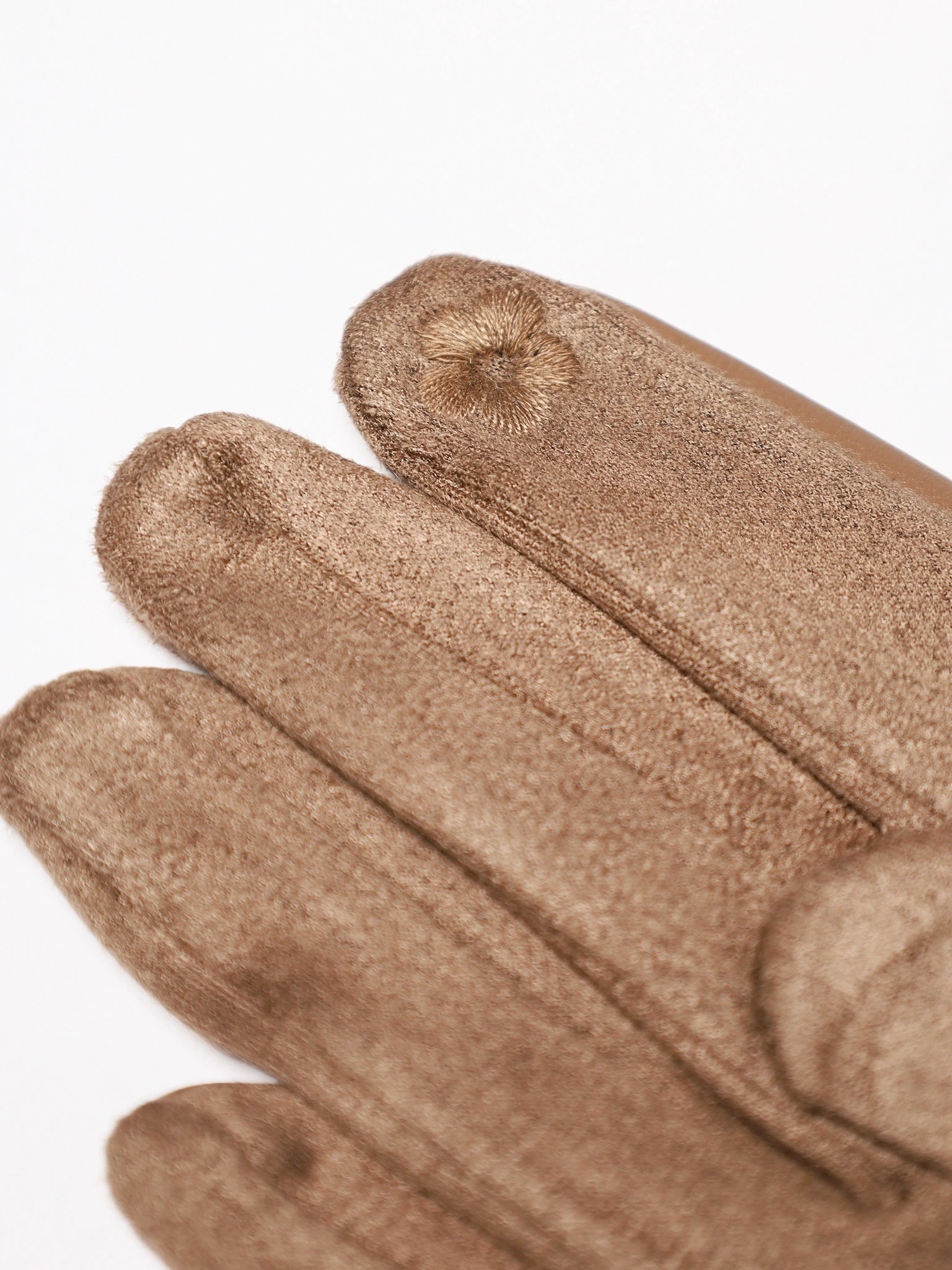 Перчатки комбинированные с декоративной пряжкой в ассортименте